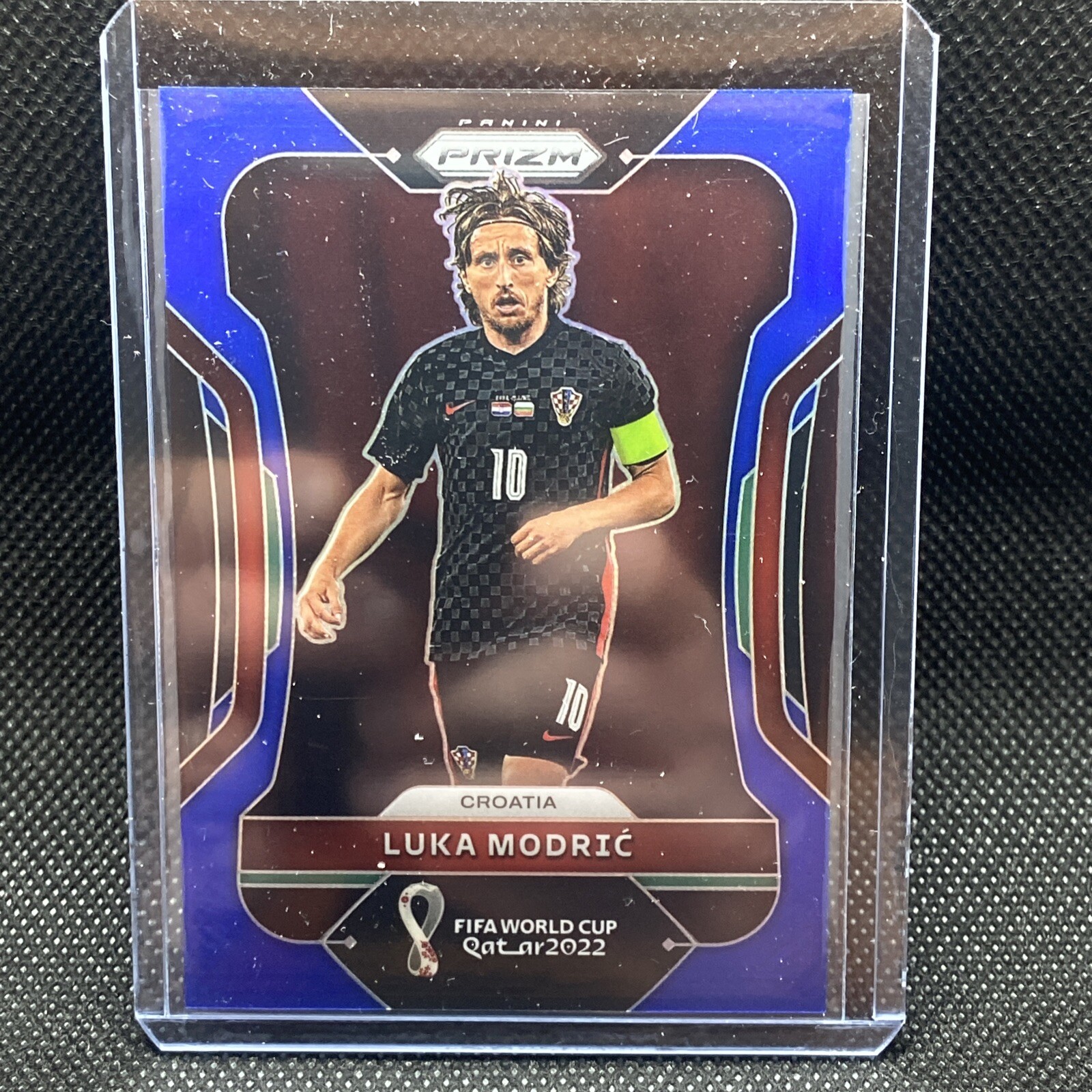 2022 Panini Prizm World Cup Blue Luka Modric /299