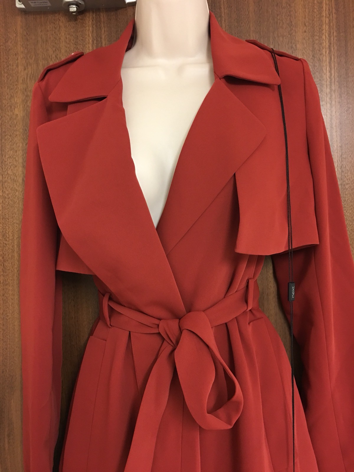 KAREN MILLEN Three-Piece Trench Coat - Size UK 8/EU 36 image 9