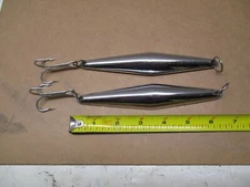 VINTAGE TUNA LURE * NOS** 2-JERRY JIGS CHROME HEAVYS ******