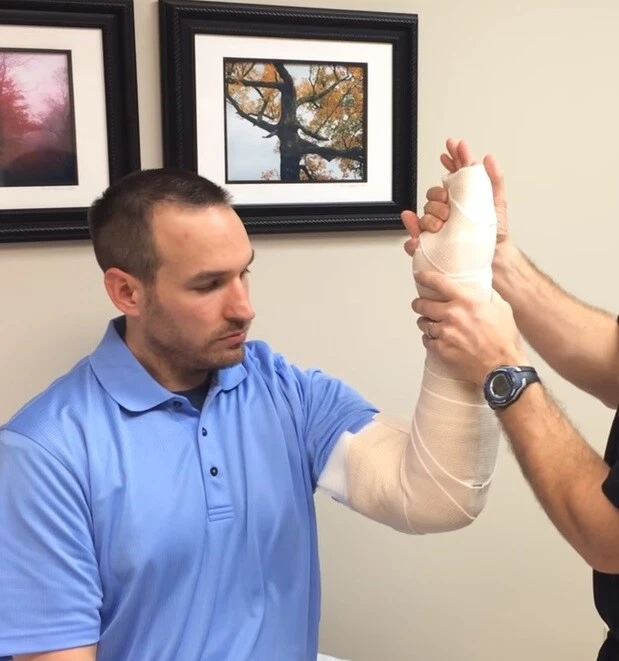 Reverse Sugar Tong Splint