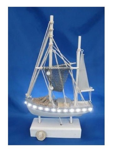 Base per Display a LED, in Legno Rettangolare Illuminata, Base USB