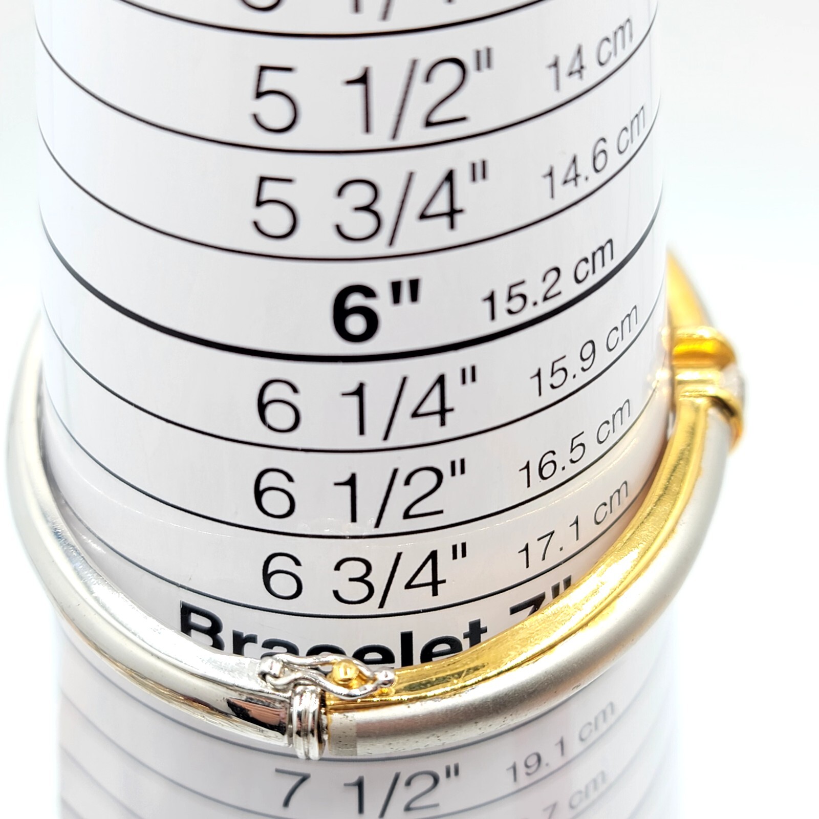 Vintage Bangle Bracelet Hinged Solitaire Cubic Zi… - image 9