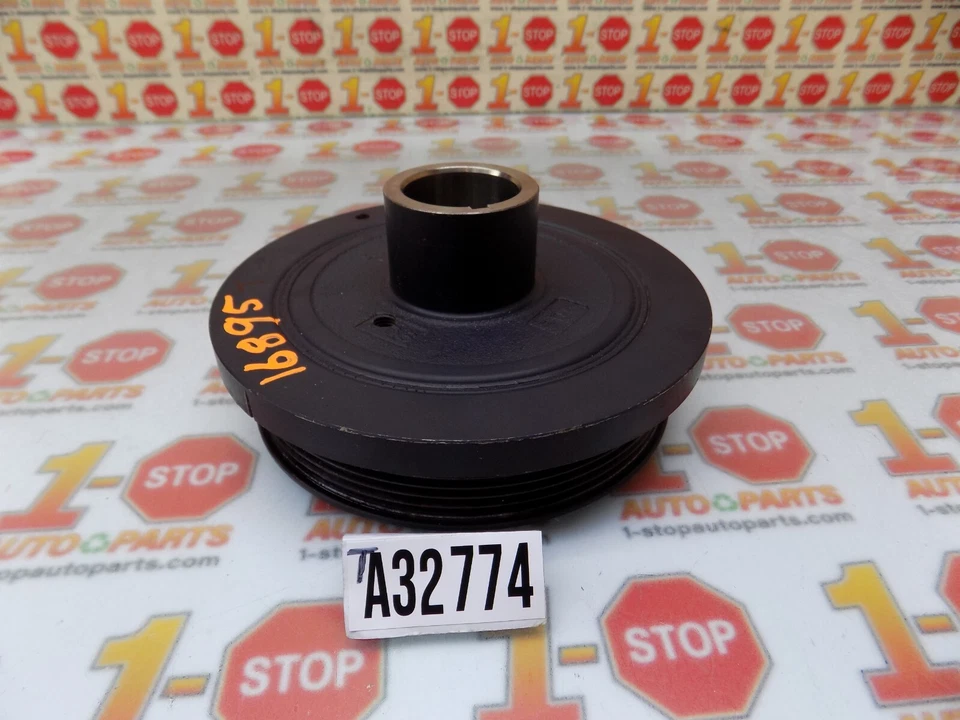 2003-2009 TOYOTA 4RUNNER HARMONIC BALANCER CRANKSHAFT PULLEY 13407-50090 OEM - Image 3 of 4