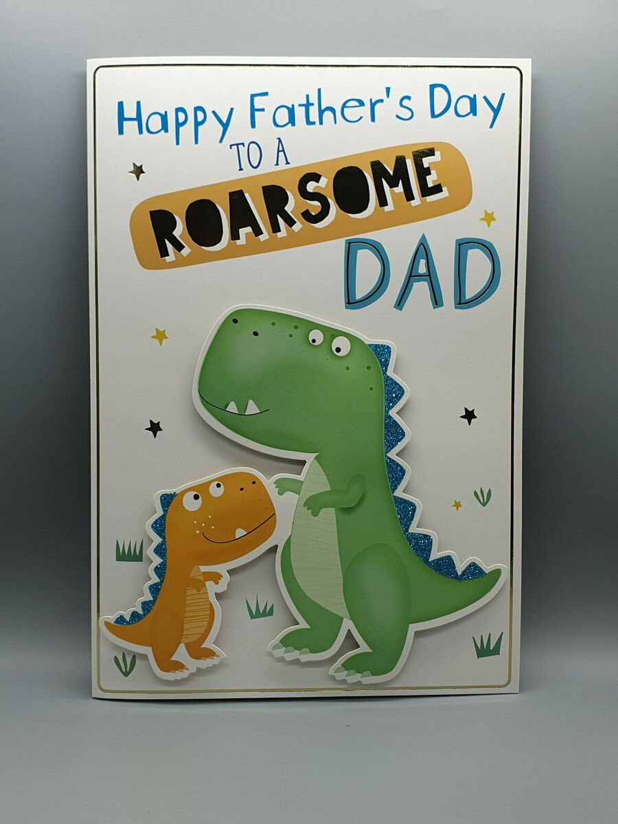 Daddy You're Roarsome Card