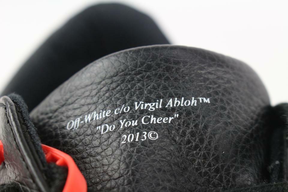 Off-White™ Men's 41 2013 "Do You Cheer" Black Low… - image 10