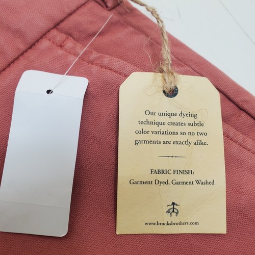 Brooks Brothers Bermuda Shorts Distressed Desert Red Men's Waist 40 NWT - Picture 10 of 16