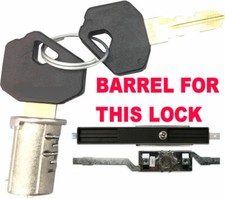 GARAGE DOOR SYSTEMS Garage Roller Shutter Door Lock BARREL & 2 Keys GDS