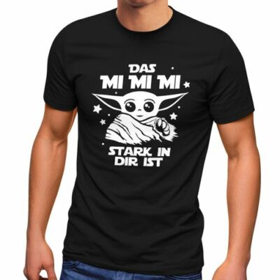 Herren T-Shirt Parodie Spruch Das mi mi mi stark in dir ist Fun-Shirt Moonworks 