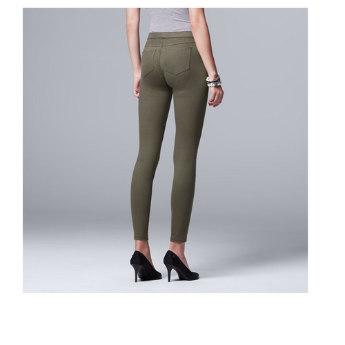 NWT Simply Vera Vera Wang Denim Moto 