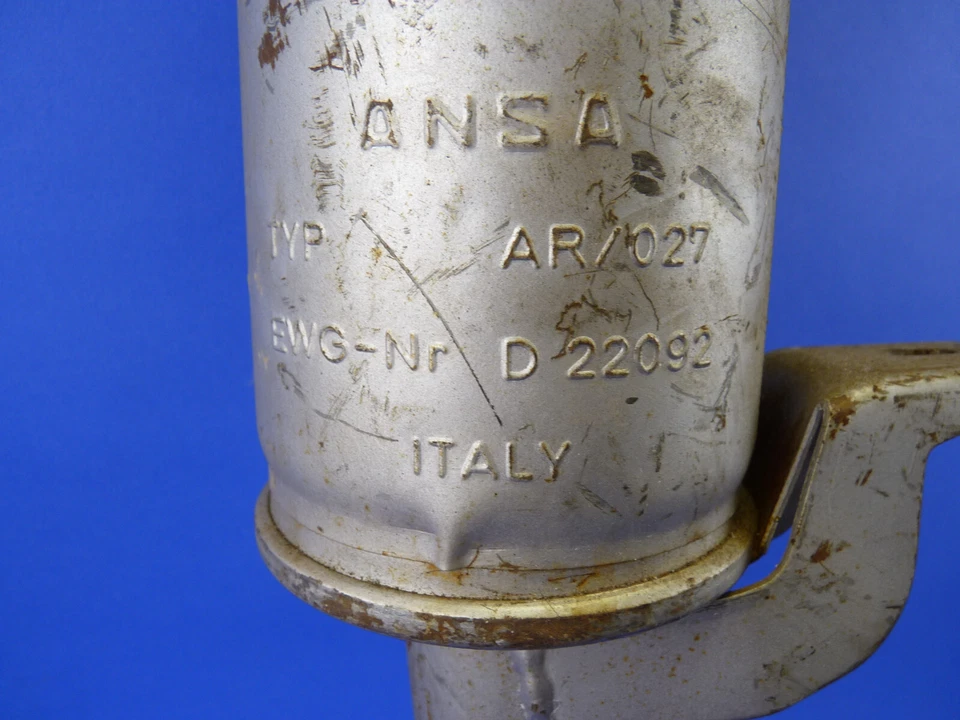 Alfa Romeo Alfetta ANSA seção de escape dianteiro GT e Sedan com coletor 4 em 1 - Imagem 2 de 4