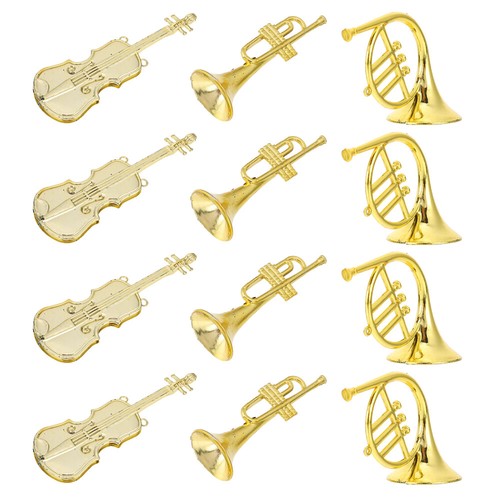 Miniature Décorative De Clarinette En Métal - Modèle De Collection 16cm Avec Support - Cadeau Pour Musicien, Ado Ou Décoration De Bureau