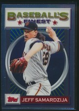 2020 Topps Baseball's Finest Flashbacks #166 Jeff Samardzija Giants