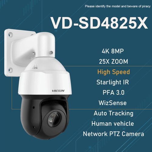 4K 8MP 25x Zoom PTZ IP Camera IR100M WizSense Auto-tracking Factory Direct CCTV - Picture 6 of 18