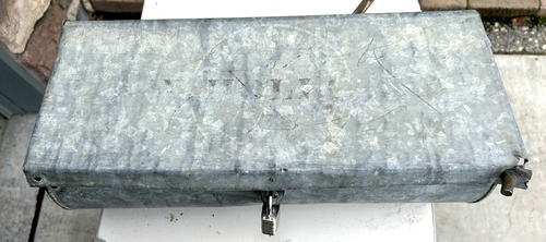 Old Rare Antique 1901 Century Post Co Metal Mail Box Mailbox Tecumseh Mich USA - Picture 10 of 12