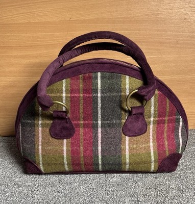 Earth Squared Fair Trade Tartan Tweed Handtasche - unbenutzt Geschenk