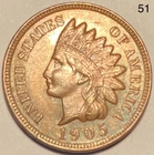 1905 Indian Head Penny Cent