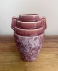 Vintage Mauve Brush McCoy Kolorkraft Rocket Art Deco Vase EXCELLENT!