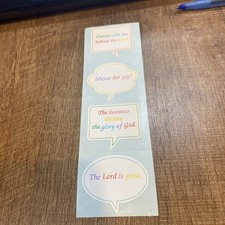 Vintage Mrs. Grossman's Bible Blurb Verse Quote Stickers