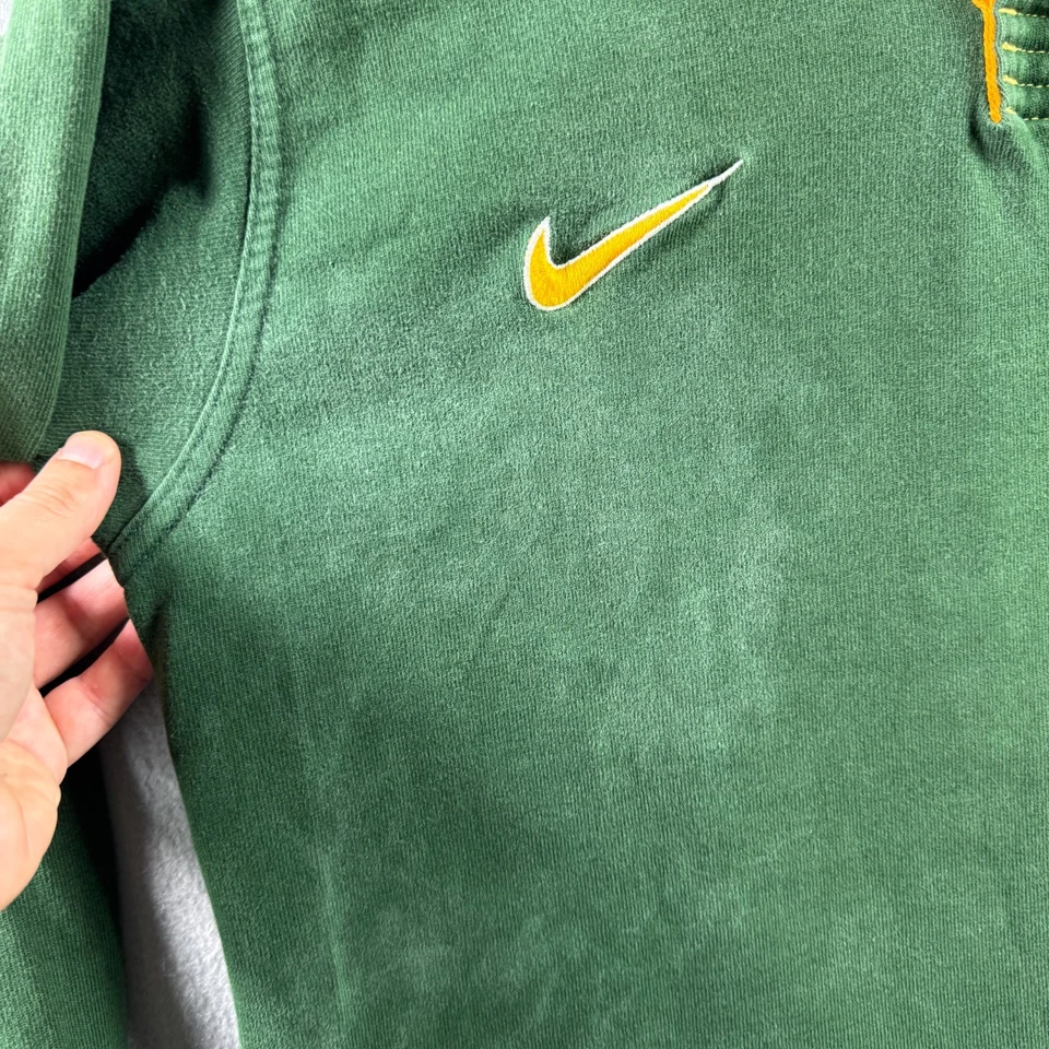 Vintage Nike Rugby Jersey Mens XL Green  Cotton Springboks 90s SA South Africa - Image 4 of 4