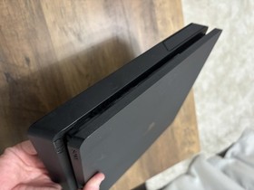 PS4 Slim Console + 2 Controllers (White & Camo) + Cables &ndash; Tested Working 