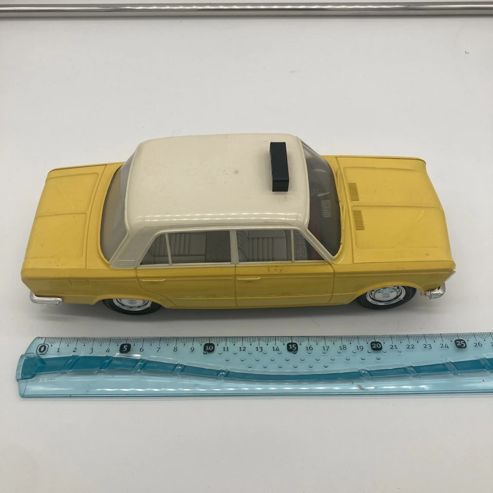 Taxi Fiat 125 A M B Bologna Marchesini Très Bon État Mebetoys Politoys - Immagine 2 di 4