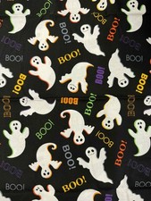 Spooky Ghosts Halloween by David Textiles 100 Cotton Fabric
