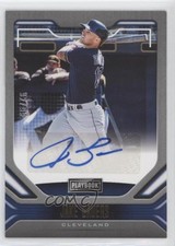 2020 Panini Chronicles Playbook Auto Gold 92/99 Jake Bauers #PA-JB Auto 0cv