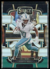 2023 Panini Select Concourse Black & Green Prizm Die-Cut #62 Tyreek Hill