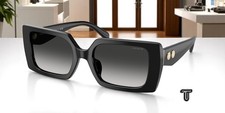 COACH HC8409U 50023C Cw224 Black Grey Gradient 53 mm Women's Sunglasses
