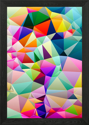 Abstract Division 2 Gerahmtes Wandbild Poster Leinwanddruck Bild