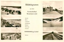 Westerland Sylt Strandpartien Promenade Duenen Inselbahn
