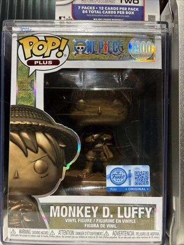 Funko Pop! One Piece Bronze Statue Monkey D. Luffy #1900 Includes Hard Protector