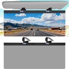 Sun Visor Extender for Car Adjustable Dual Clips Large 540 Polarized