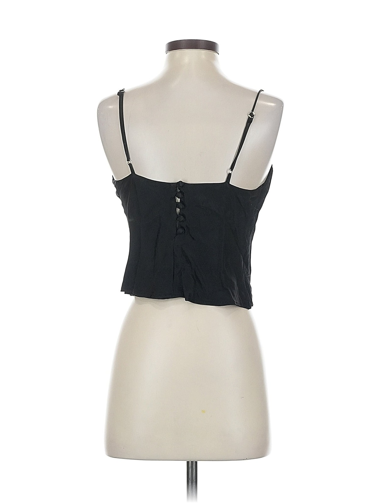 Zara Women Black Tank Top S thumbnail 2
