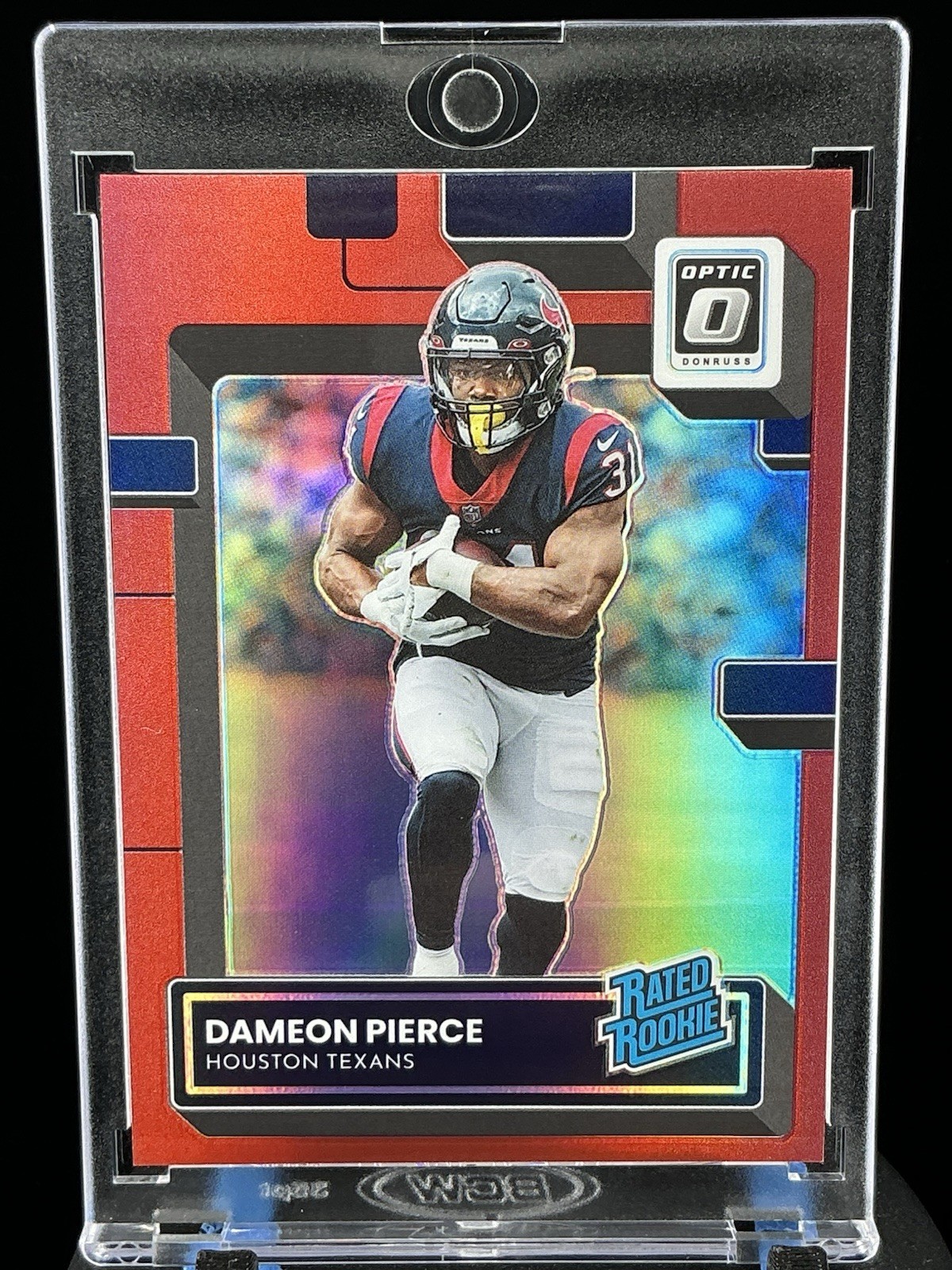 2022 Donruss Optic Dameon Pierce Red Prizm Rated Rookie /99 Houston Texans #240