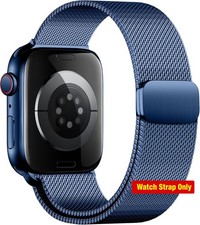 Strap For Apple Watch 49mm/46mm/45mm/44mm/42mm/41mm/40mm/38mm, Stainless Steel