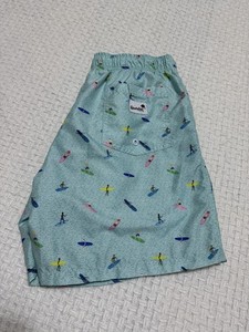 Boardies Sayulita Surf Swim Shorts featuring a mini surfer print, Size large