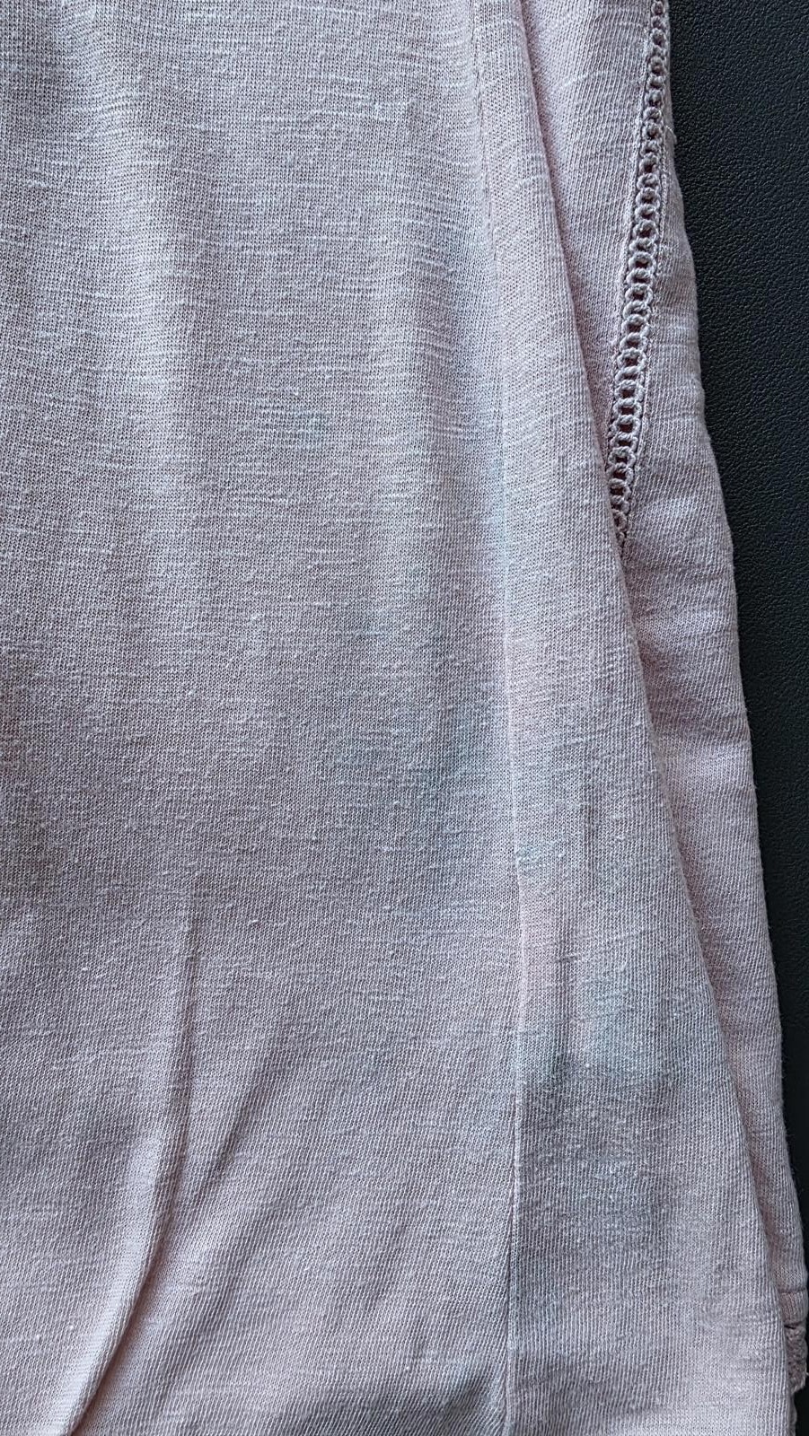 Hush Pink Cotton Lace Trim Sleeveless Top Embroidered Detail M Mesh Light Summer image 9