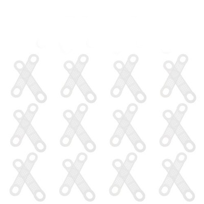 50 Pcs Clear Non Silicone Hanger Grip Adhesive Strips Tape for Closet Use