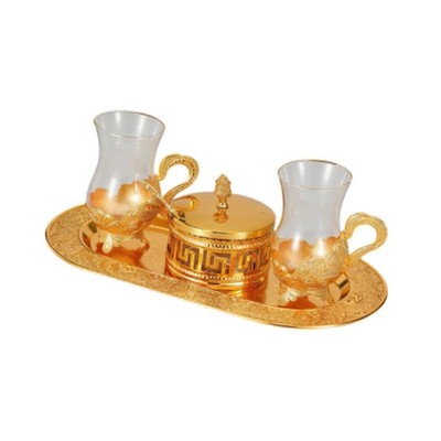 Türkisches Kaffee Servier Set Gravur Deko Mehrzweck Premium Kaffeetasse
