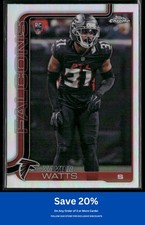 Xavier Watts Rookie 2025 Topps Chrome #393 Refractor Atlanta Falcons I70