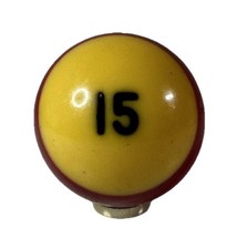 Vintage Replacement Billiard Pool Ball 2 1/4" Diameter Number 15