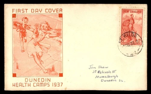Mayfairstamps New Zealand 1937 St Kilda Health Camps Cachet First Day Cover aax_