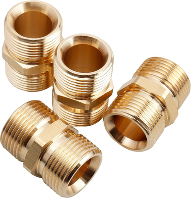 #ad 4Pcs Pressure Washer Hose Adapter M22 14mm Male Coupler 5000PSI Power Washer... $23.23