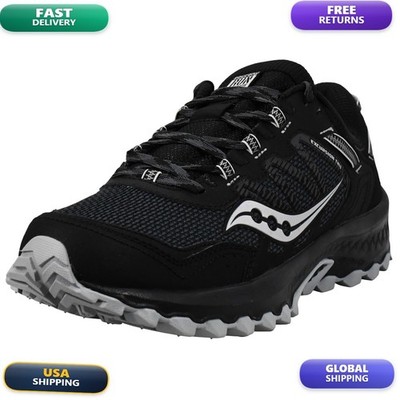 Saucony Men's VERSAFOAM Excursion TR13 Trail Running Shoe, Black, 8 M US