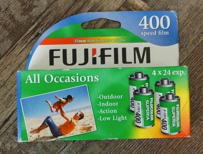 Fujifilm Superia X-TRA 400 35mm Color Film 24 Exp New Sealed 4 Rolls ex 08-2014
