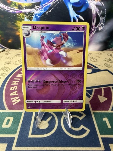 Drapion 55/156 Reverse Holo Rare Pokemon Ultra Prism