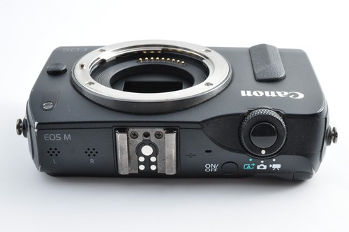 Canon EOS M Black 18.0 MP Mirrorless Digital Camera Body From Japan #259A - Picture 10 of 13