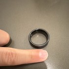 Black Carbide Band Ring Size 8, 8mm Width, No Stone, Round Shape — photo 3