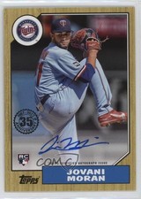2022 Topps Update 1987 Topps Baseball Auto Jovani Moran #87BA-JMO Auto 11qz